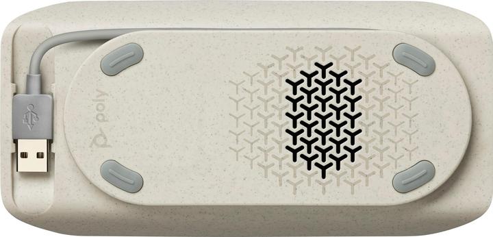Actual product image Poly HP Sync 10-M Microsoft Teams Certified Speakerphone, PC, Silver, 0.715 m, IP64, Windows 10, 100