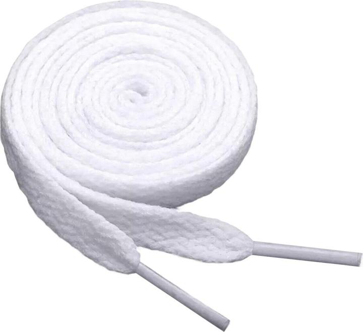 JTI Flacher Schnürsenkel, 120 cm - Weiss (120 cm)