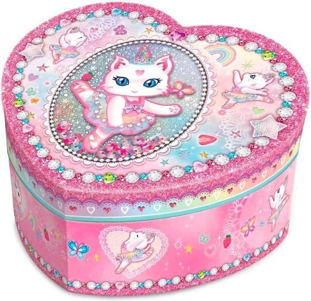 Produktbild Pulio Pecoware Heart-shaped Music Box - Ballerina Cat