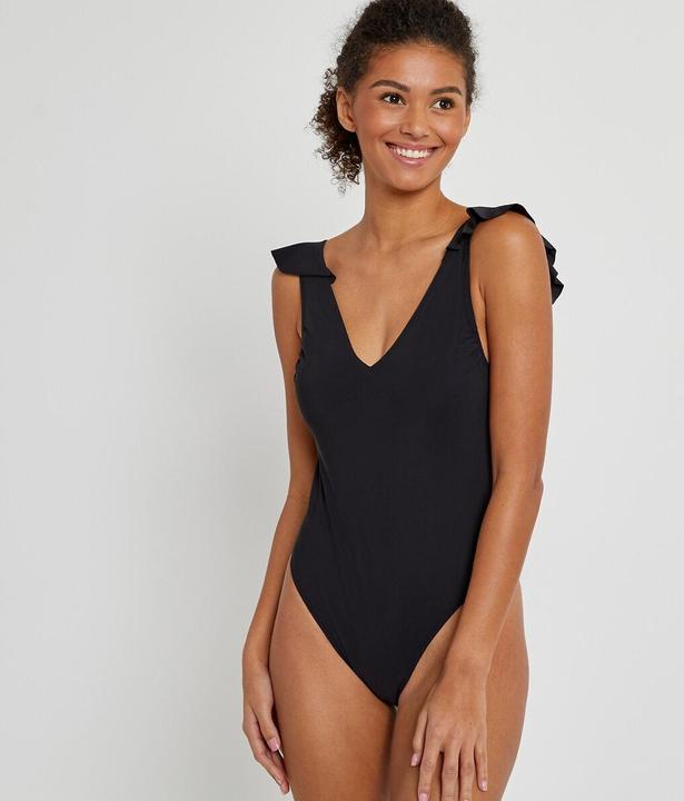 Produktbild La Redoute Collections Badeanzug mit Volants hinten (38)