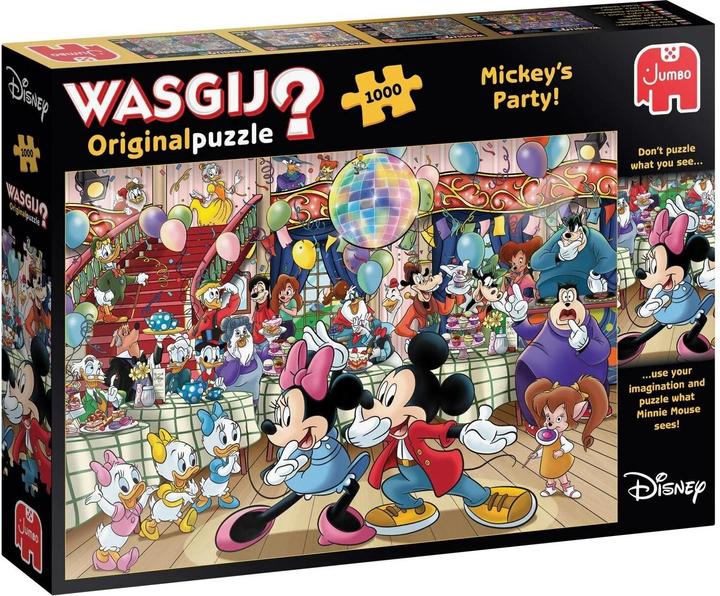 Actual product image Jumbo Puzzle Wasgij Original Disney (1000 pieces)