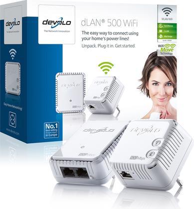 Produktbild Devolo dLAN 500 WiFi Starter Kit (500 Mbit/s)