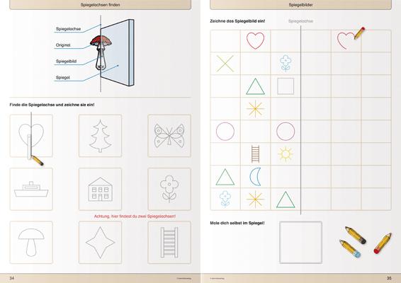 Produktbild Mein Geometrieheft 1/2 und 3/4 im Set (Deutsch, Katrin Langhans, 2021)