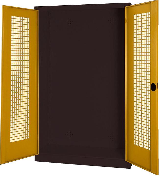 Actual product image C+P Modular sports equipment cabinet (HxWxD: 195x120x50 cm, with perforated sheet metal hinged doors).
