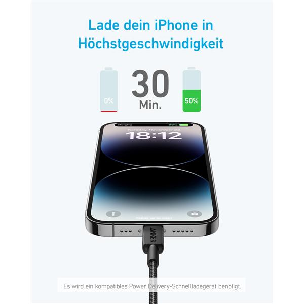 Produktbild Anker 322 (0.90 m, USB 3.1, 30 W)