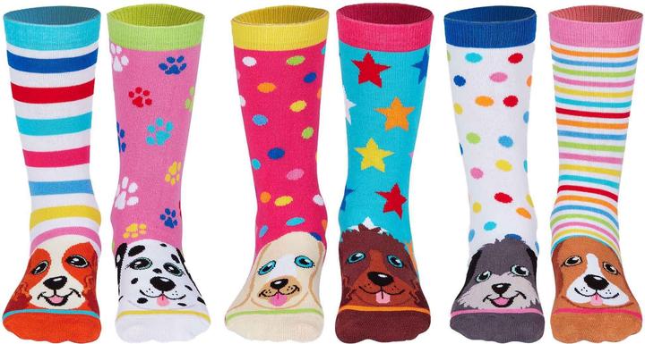 United Oddsocks Pup Stars (Einzelpack, 30 - 38)