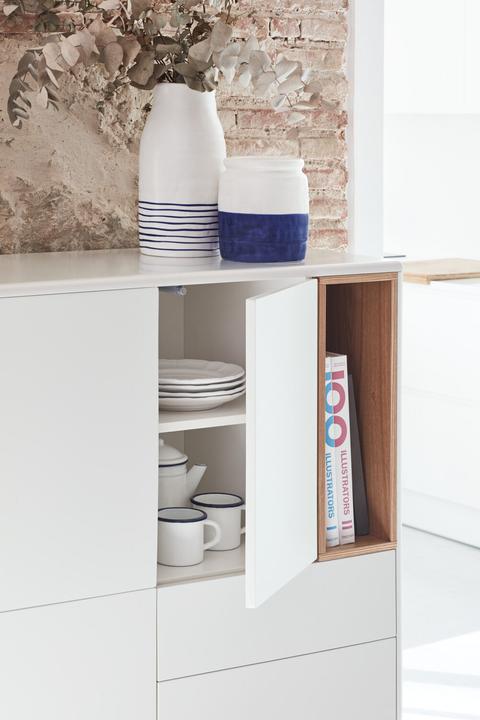Image du produit Teulat Buffet haut Corvo Cream 120 x 100 cm (100 x 120 x 40 cm)