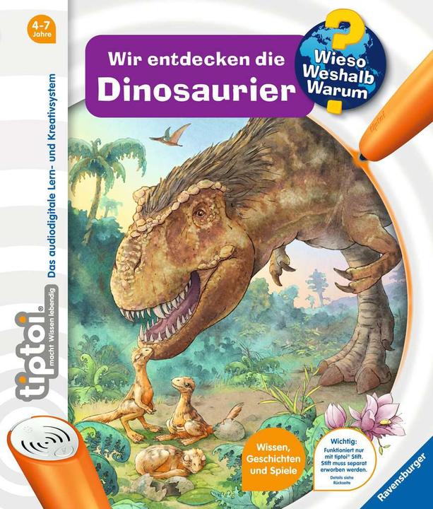 tiptoi Nous découvrons les dinosaures (Allemand, Inca Frison Inca, 2021)
