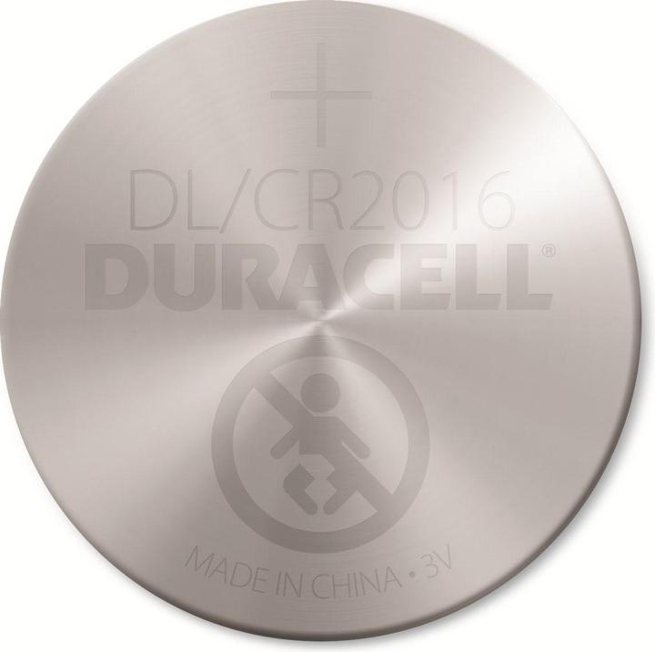 Produktbild Duracell Knopfzellen (1 Stk., CR2016, 72 mAh)