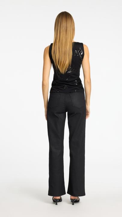 Produktbild Selected Femme Beschichtete Wide Fit Jeans (W30/L32)