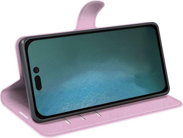Produktbild MU Classic Litchi Leder Bookcover Series (Apple iPhone 14 Plus)