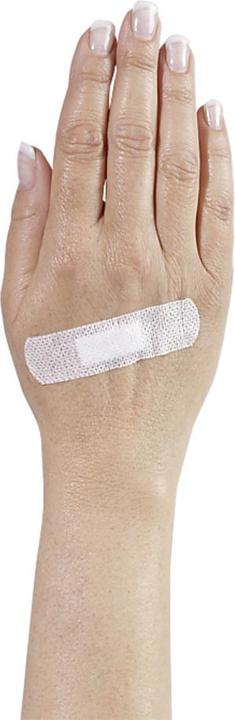 Actual product image Aluderm ® Wound plaster aluplast 2.5 x 7.2 cm (w x l) polyester fleece white 10 pcs./pack. (10 x)