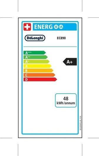 Energie-Label De'Longhi EC890.M