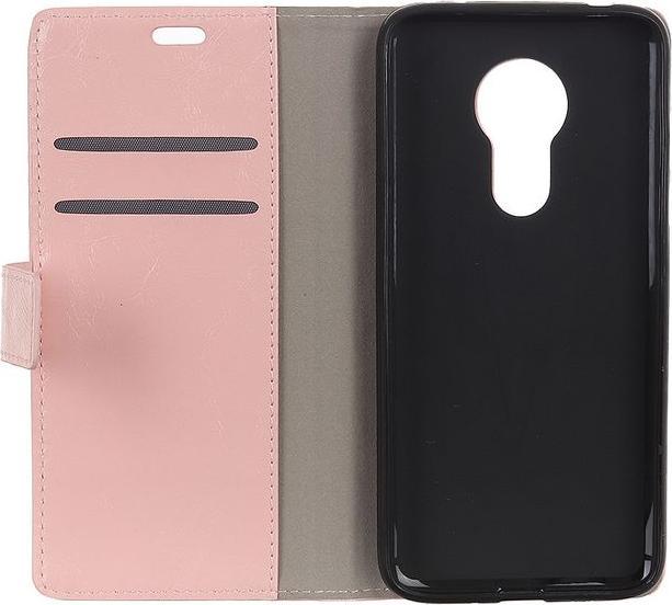 Actual product image MU Classic Crazy Horse Leather Bookcover Series (Motorola Moto G7 Power)