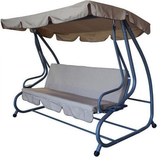 Immagine prodotto Degamo Hollywood swing MIAMI 4 posti, grigio / crema, con funzione reclinabile
