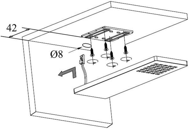 Produktbild Kalb Material für Möbel 2er-Set LED-Unterbauleuchten mit Sensor (230 lm)