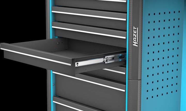 Produktbild HAZET Werkstattwagen Assistent 179N-7/137 ∙ Schubladen, flach: 5 x 81 x 522 x 398 mm ∙ Schubladen, … (137 x)