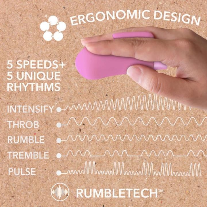 Actual product image Gaia Eco Delight Vibrator Lila