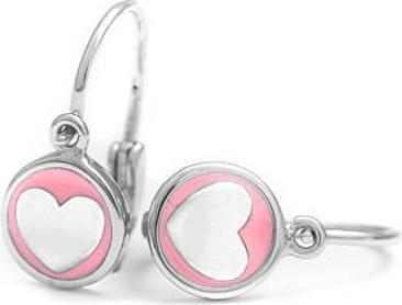 Immagine prodotto Beneto Orecchini a cuore in argento per bambini AGUC1767D (L)