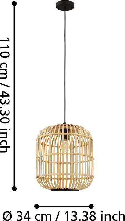Produktbild EGLO Bordesley 1 (E27)