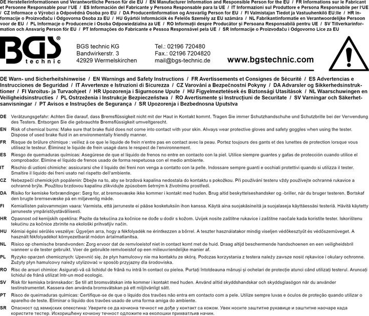 Image du produit BGS Testeur de liquide de freins Procédé de mesure du point ébullition