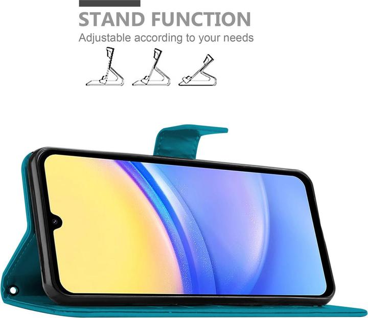 Actual product image Cadorabo Cover with flower pattern (Samsung Galaxy A15)