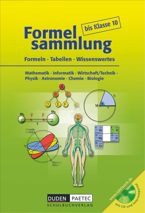 Formelsammlung bis 10. Schuljahr. Formeln - Tabellen - Wissenswertes. Formelsammlung mit CD-ROM (Deutsch, Lutz Engelmann, Uwe Bahro, Frank-Michael Becker, 2004)
