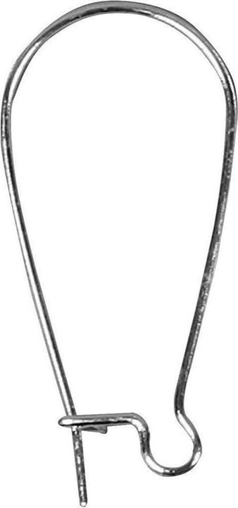 Creativ Company Ohrring 25 mm Versilbert, 6 Stk. (Metall)