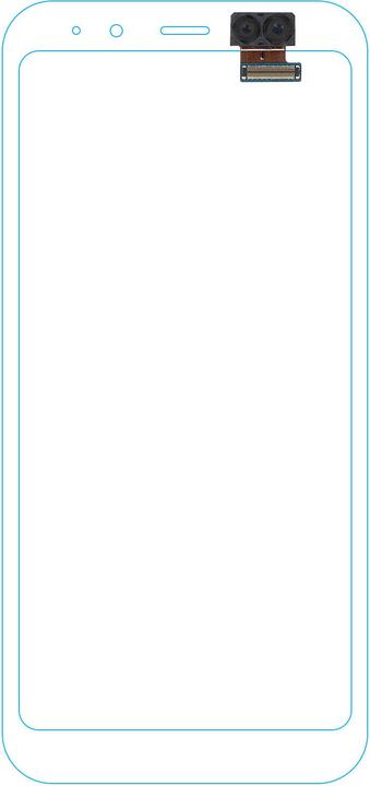 Image du produit Samsung Pièce détachée pour caméra frontale Galaxy A8 (Galaxy A8+)