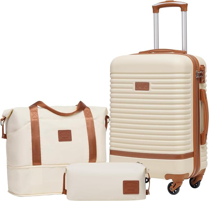 Immagine prodotto Coolife Trolley-Set (38 l, Bagaglio a mano (fino a 50 litri))