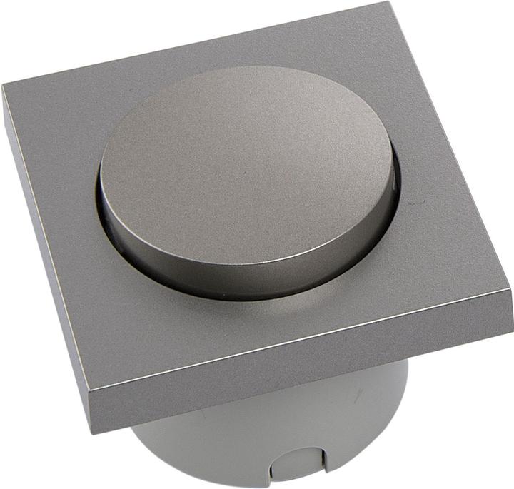 Actual product image Berker Integro Pure double socket outlet stainless steel effect, black socket outlet