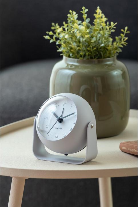 Actual product image Karlsson Classic alarm clock Bunky Cool grey