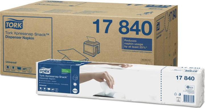 Produktbild Tork 17840, White, 216 mm, 21.3 cm, 540 mm, 98 mm, 108 mm (1125 x)