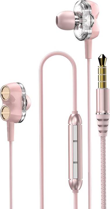 Produktbild Dudao X15 in-ear headphones Pink (Kabelgebunden)