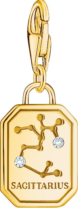 Thomas Sabo Charm Sterling Silver (750 Gelbgold Vergoldung, 925 Sterlingsilber)