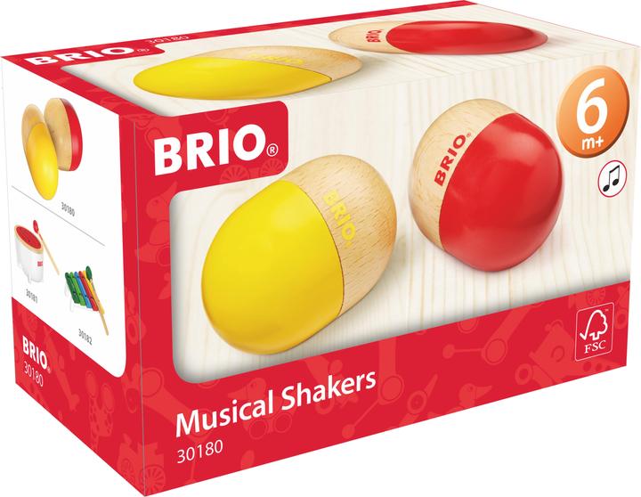 Produktbild Brio Holz Musikinstrument Rasselei Set, 2tlg. (Englisch)