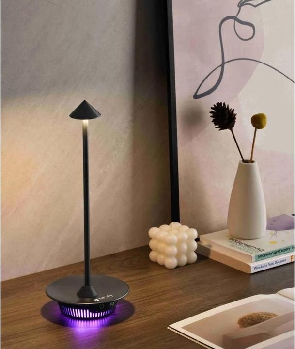 Produktbild Techly Kabellose LED-Lampe mit RGB-Sockel Touch Dimmbar (130 lm)