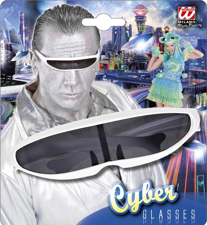 Actual product image Widmann Robot Brille Weiss