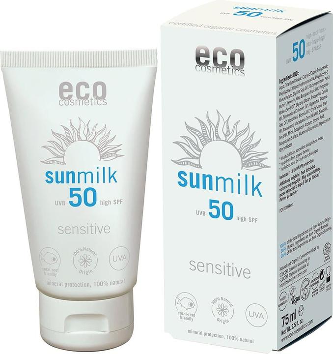 Eco Cosmetics Sensitive (Sonnenmilch, SPF 50, 75 ml)