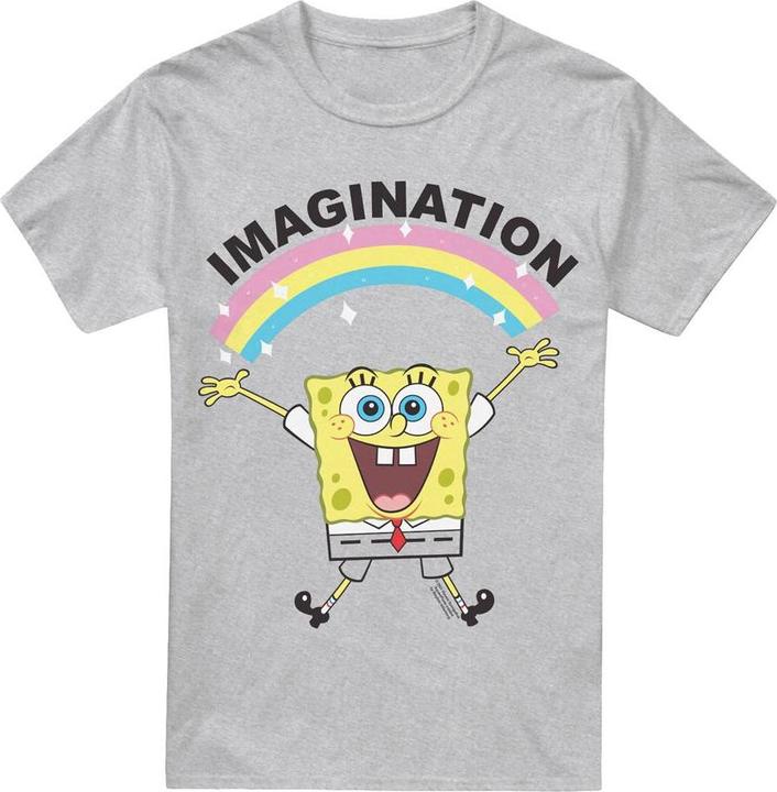 Immagine prodotto Spongebob Squarepants Simple Imagination Maglietta Uomo (4XL)