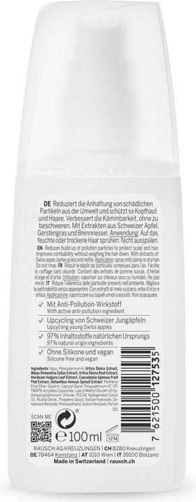 Actual product image Rausch Anti-pollution spray with Swiss apple (100 ml)