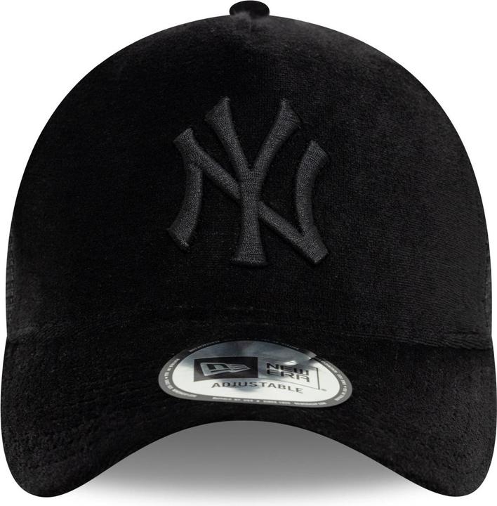 Produktbild New Era Trucker Damen Cap - Velour New York Yankees Schwarz