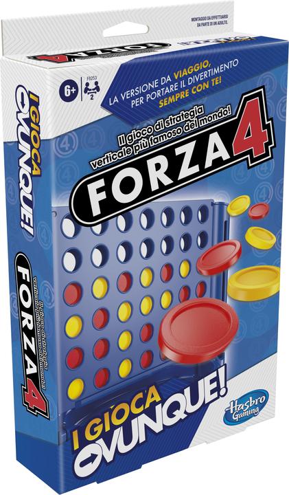 Produktbild Hasbro 4 gewinnt Kompakt, portables Spiel für 2 Spieler, Reisespiel für Kinder, Spass überall (Englisch)