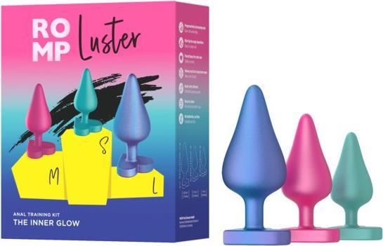 Actual product image Romp Luster Silikon Butt Plug Set
