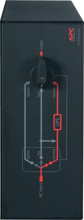 Actual product image APC ServiceBypassPanel SUA / SURT-D black 4U rack/tower conversion
