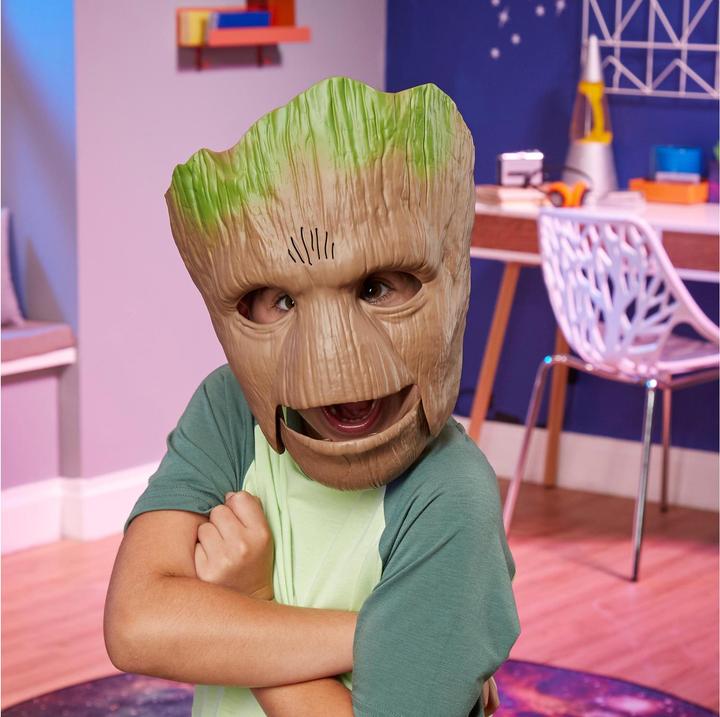 Produktbild Hasbro Marvel Guardians of the Galaxy Vol. 3 Groot Rollenspielmaske, sprechende Groot Maske, Superhelden-Ma