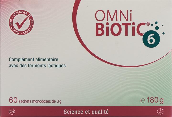 Image du produit Omni Biotic Complément alimentaire avec des bactéries lactiques (60 pièce(s), Poudre, 3 g)