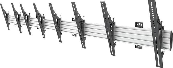 Produktbild Neomounts PRO NMPRO-WMB4 - Klammer - für 4 LCD-Anzeigen - Schwarz - Bildschirmgr (Wand, 55", 30 kg)