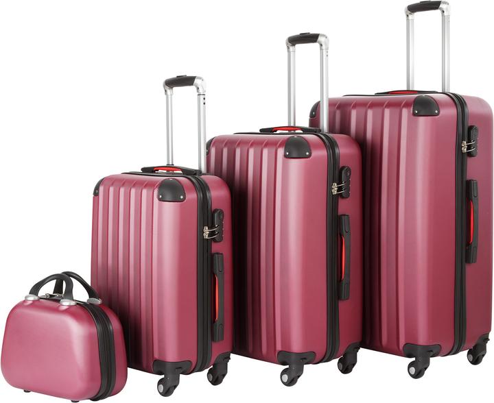Image du produit tectake Valise à coque dure (90 l, Bagage à main (jusqu'à 50l), M (50 - 90l), L (90 - 115l))
