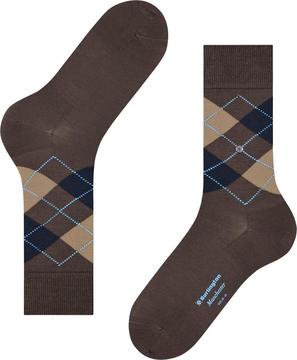 Actual product image Burlington Socken "Manchester" braun (Single pack, 40 - 46)